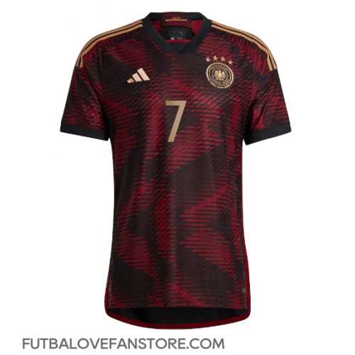 Nemecko Kai Havertz #7 Vonkajší futbalový dres MS 2022 Krátky Rukáv
